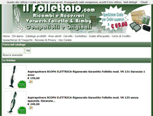 Tablet Screenshot of ilfollettaio.com